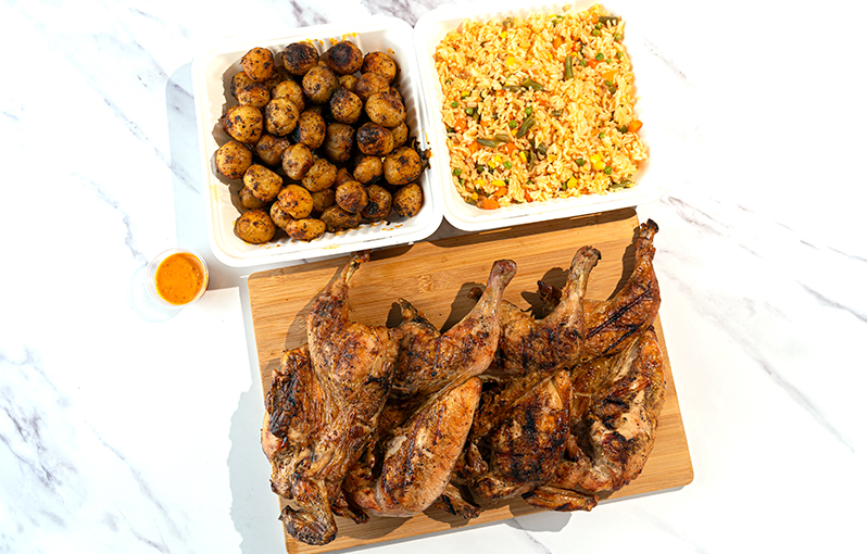 Rice, Chiken and Roasted Potatoes - Medium
